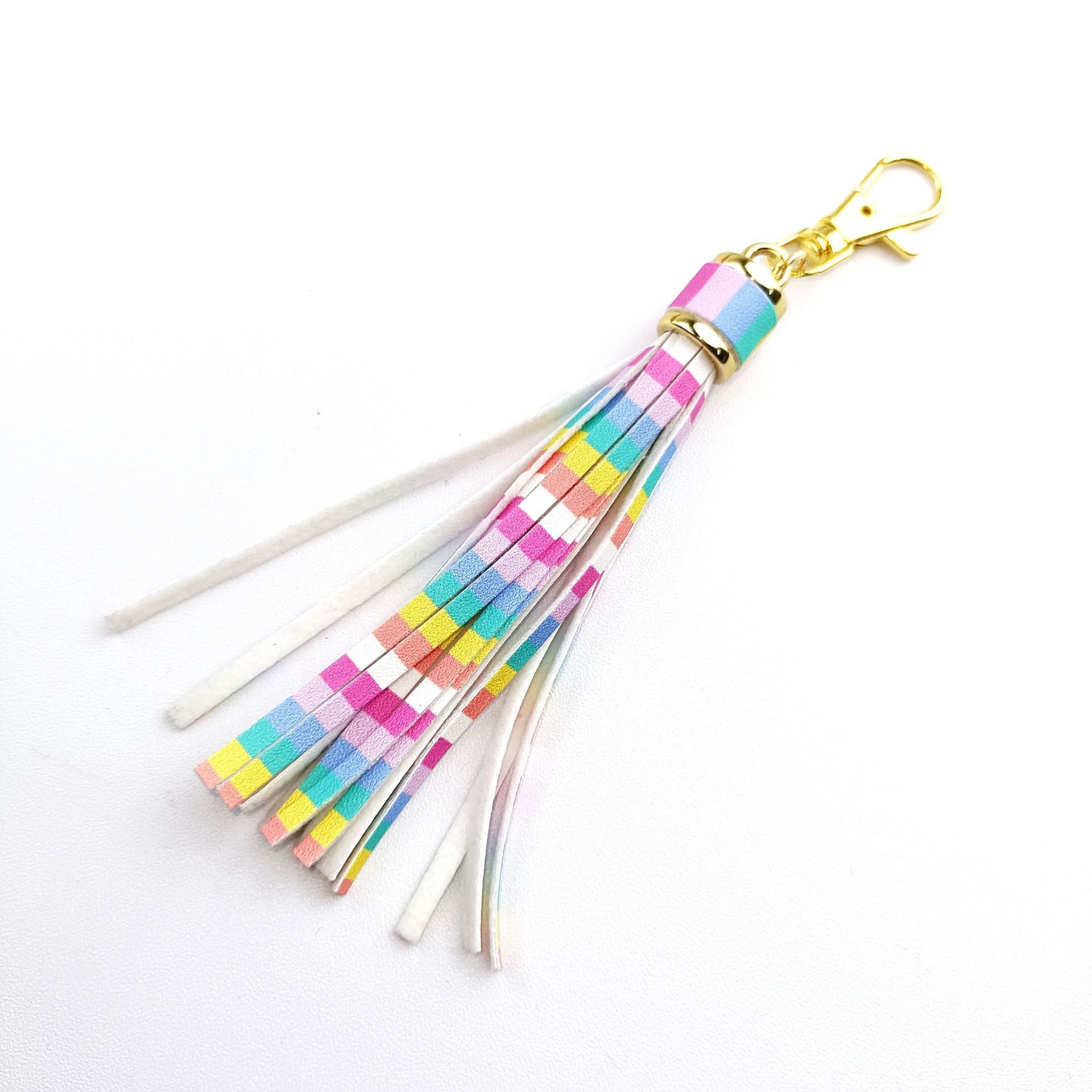 Wholesale Pu Leather Tassel Pendant Keychain